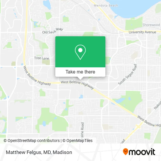 Matthew Felgus, MD map
