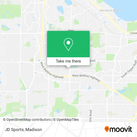 JD Sports map