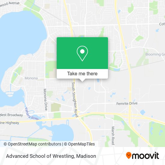 Advanced School of Wrestling map