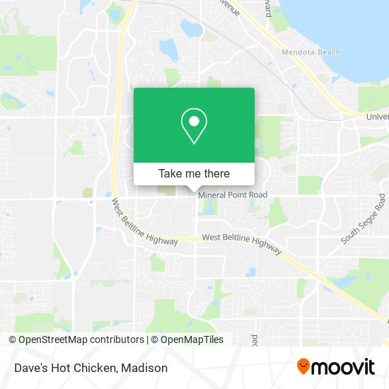 Dave's Hot Chicken map