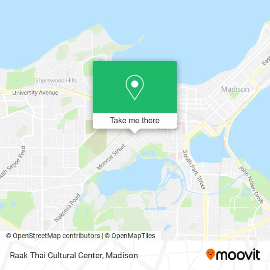 Raak Thai Cultural Center map