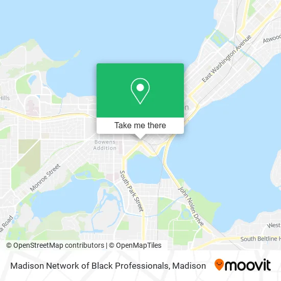 Madison Network of Black Professionals map