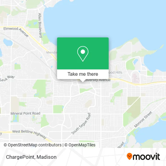 Mapa de ChargePoint