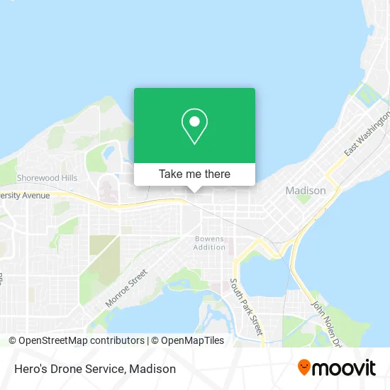 Hero's Drone Service map