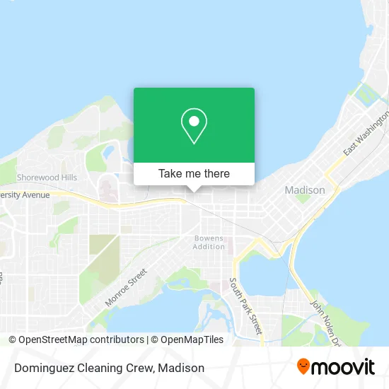 Dominguez Cleaning Crew map