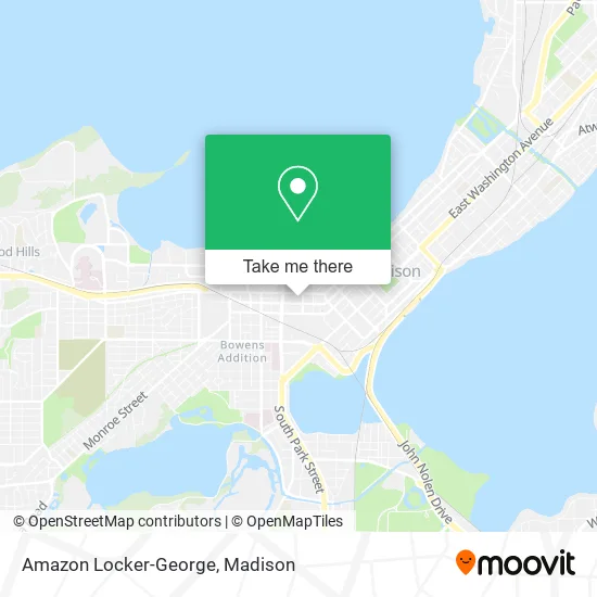 Amazon Locker-George map