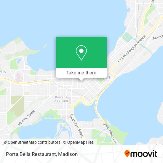 Porta Bella Restaurant map