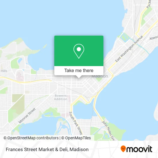 Frances Street Market & Deli map