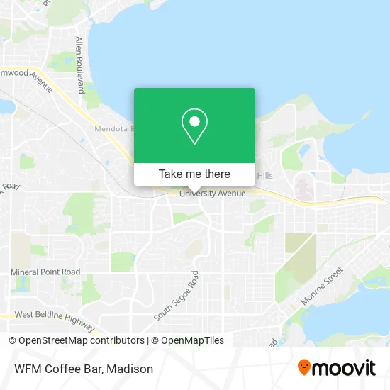 Mapa de WFM Coffee Bar