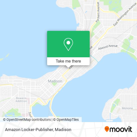 Mapa de Amazon Locker-Publisher