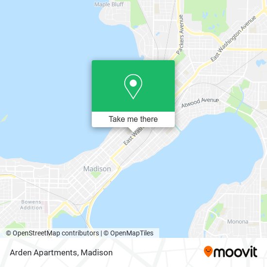 Arden Apartments map