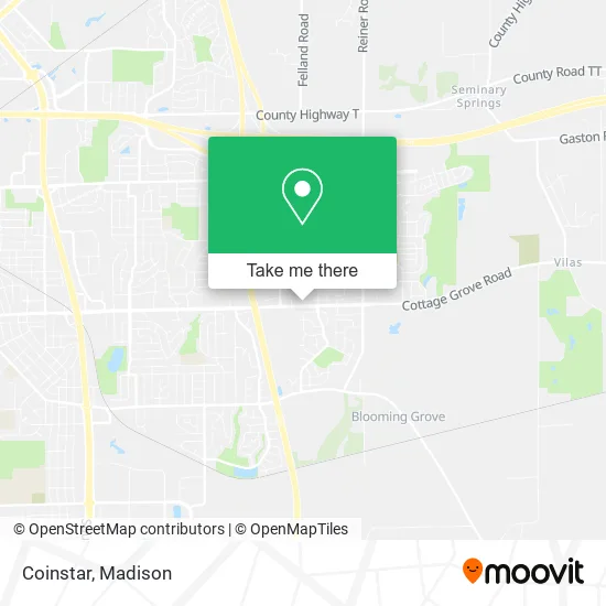 Coinstar map