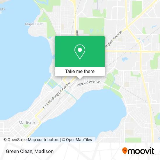 Green Clean map