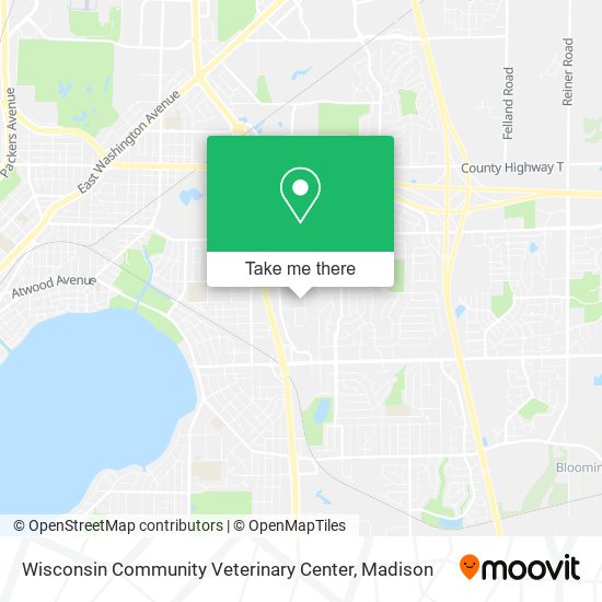 Wisconsin Community Veterinary Center map