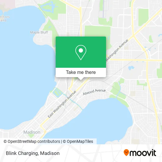 Blink Charging map