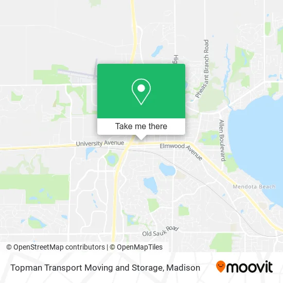 Topman Transport Moving and Storage map