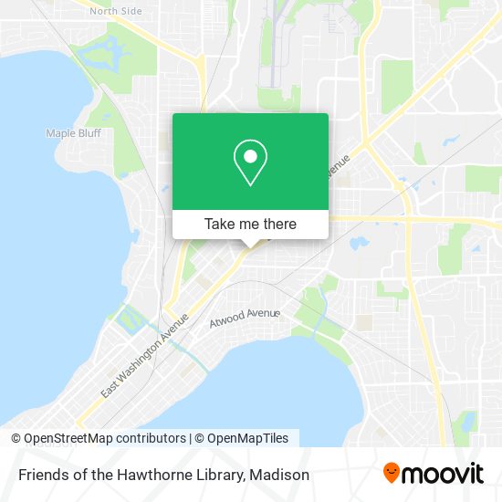 Friends of the Hawthorne Library map