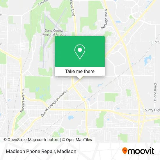 Madison Phone Repair map