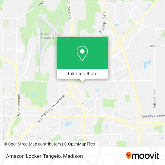Amazon Locker-Tangelo map