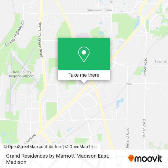 Grand Residences by Marriott-Madison East map