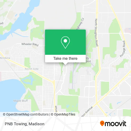 PNB Towing map