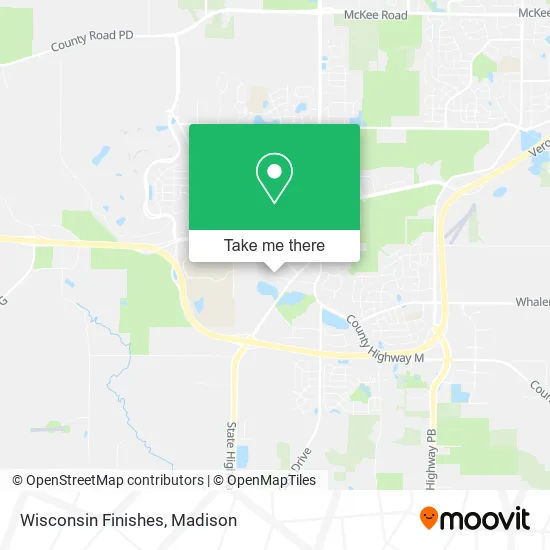 Wisconsin Finishes map