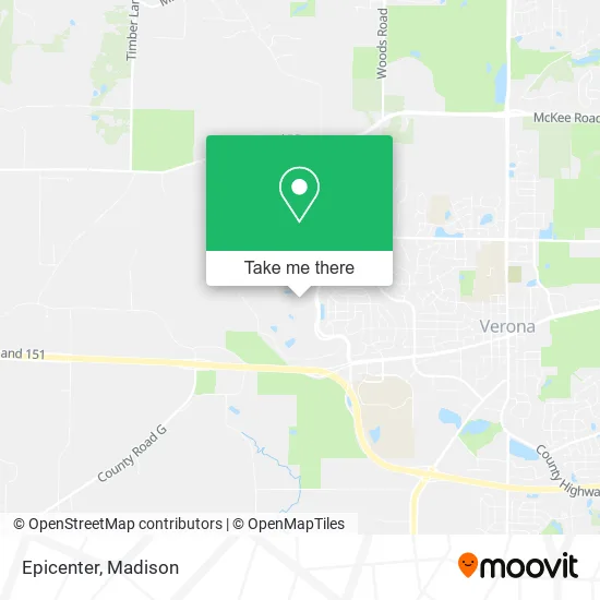 Epicenter map