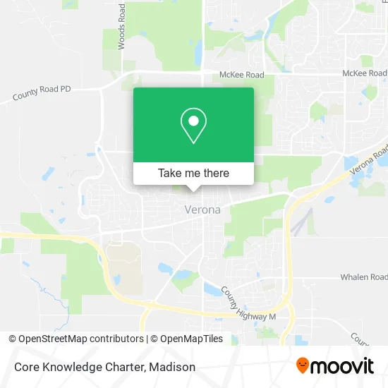 Core Knowledge Charter map