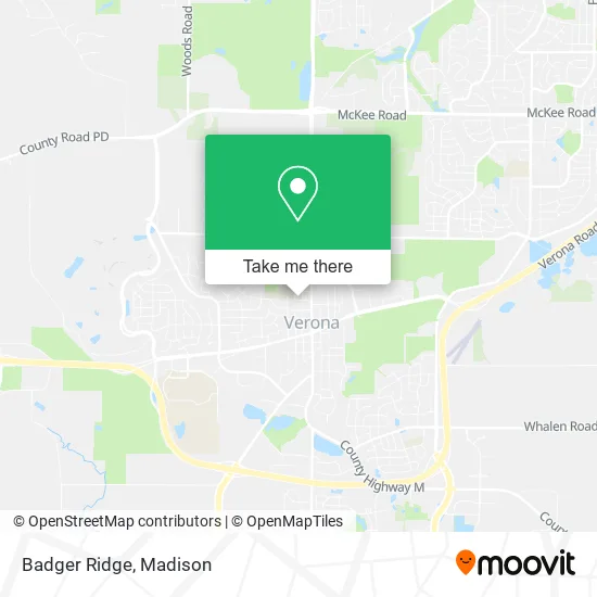 Mapa de Badger Ridge