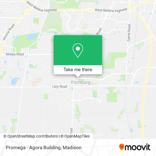 Mapa de Promega - Agora Building