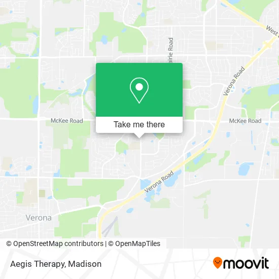 Mapa de Aegis Therapy
