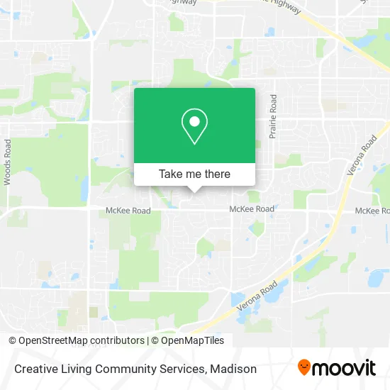 Mapa de Creative Living Community Services