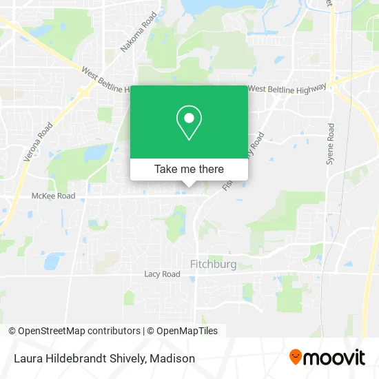 Laura Hildebrandt Shively map