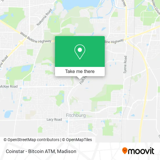 Coinstar - Bitcoin ATM map