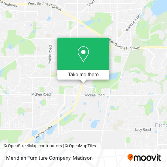 Mapa de Meridian Furniture Company