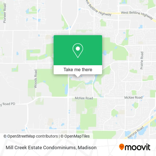 Mill Creek Estate Condominiums map