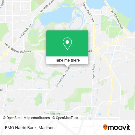 BMO Harris Bank map