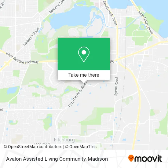 Avalon Assisted Living Community map