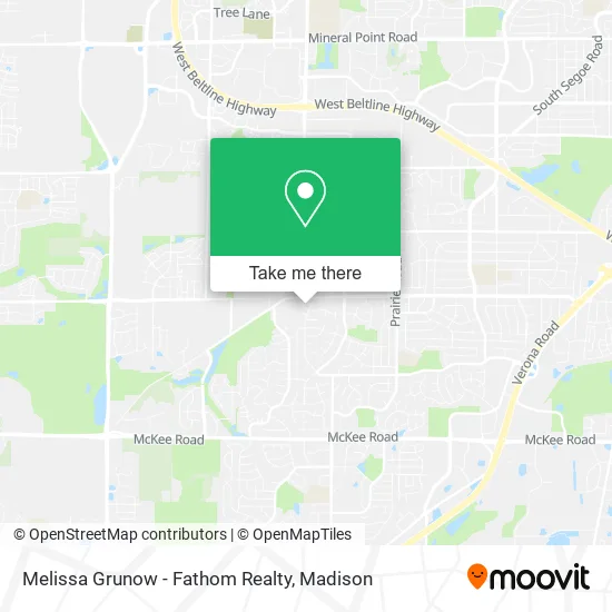 Melissa Grunow - Fathom Realty map