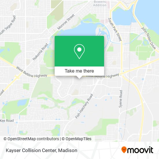 Kayser Collision Center map