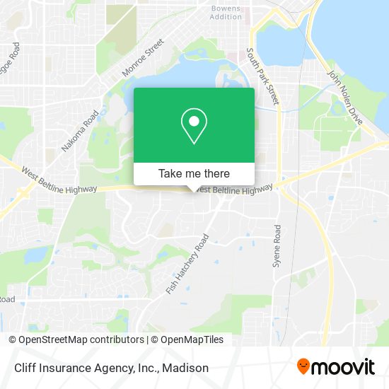 Mapa de Cliff Insurance Agency, Inc.