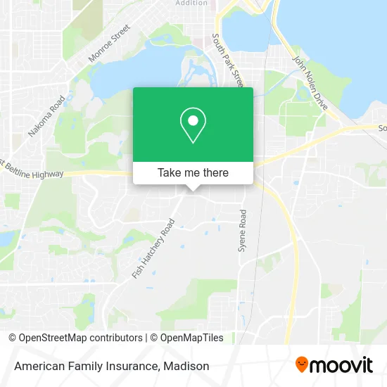 American Family Insurance map
