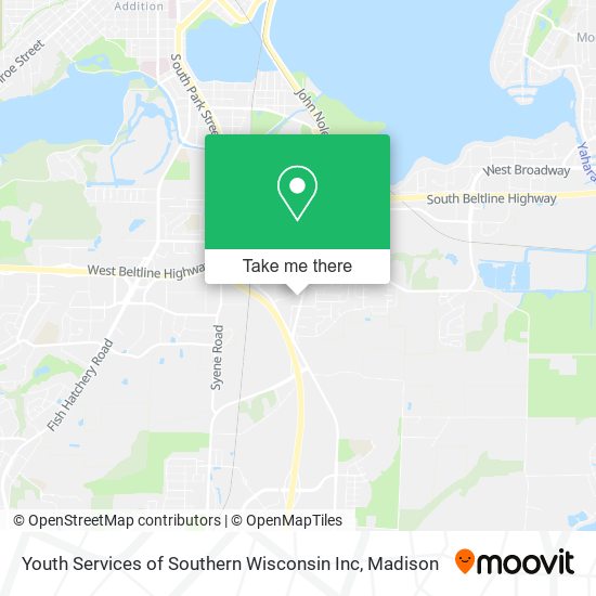 Youth Services of Southern Wisconsin Inc map