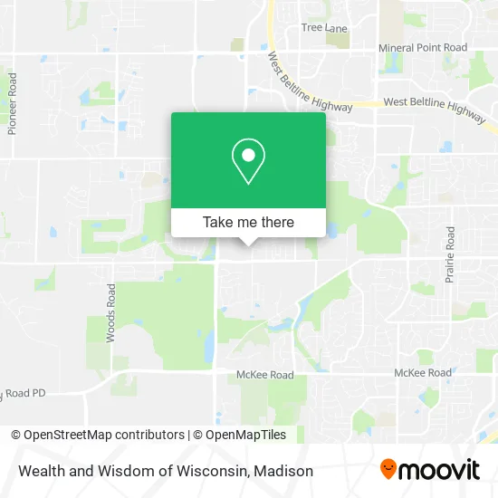Wealth and Wisdom of Wisconsin map