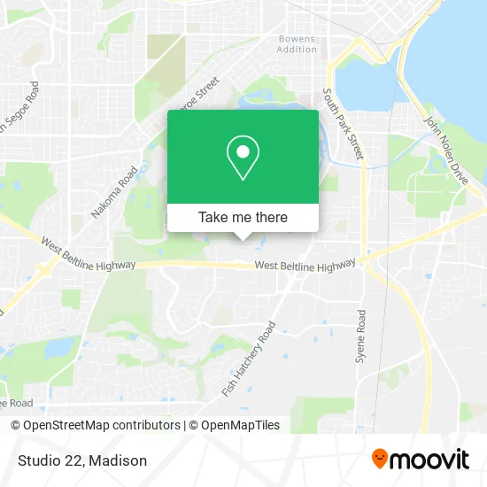 Studio 22 map