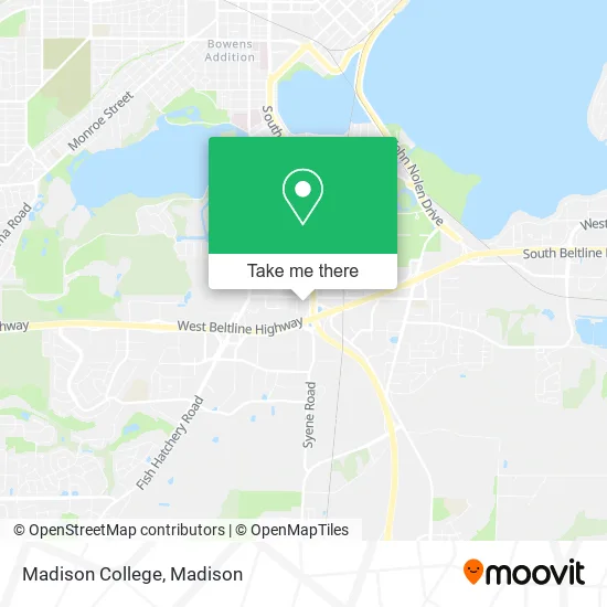 Madison College map