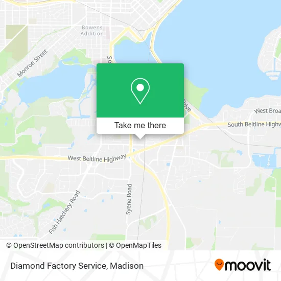 Diamond Factory Service map