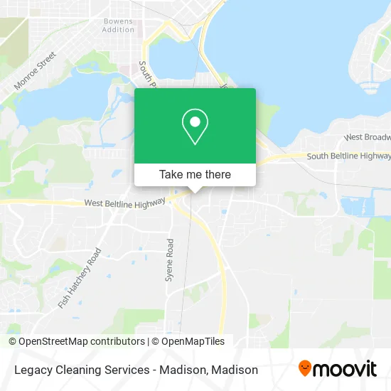 Legacy Cleaning Services - Madison map