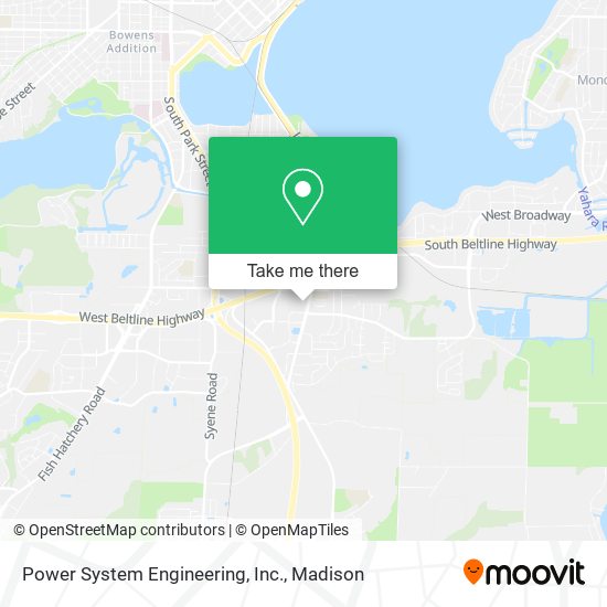 Power System Engineering, Inc. map