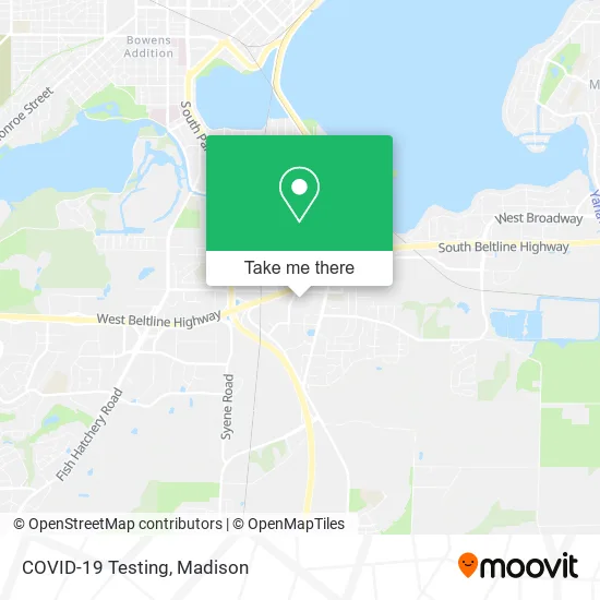 COVID-19 Testing map